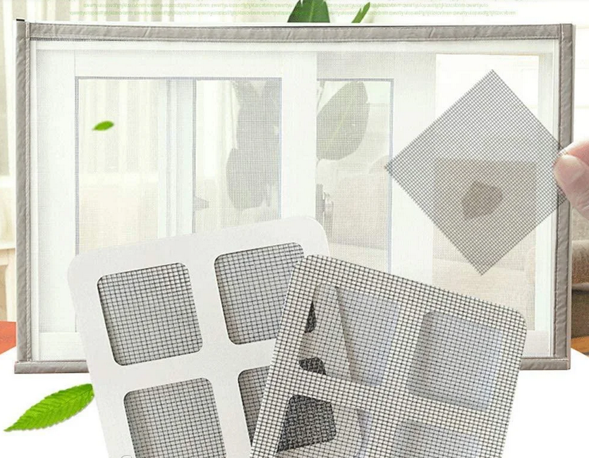 

Набор для ремонта москитной сетки, самоклеющаяся латка-наклейка, 3шт (10*10см), Черный