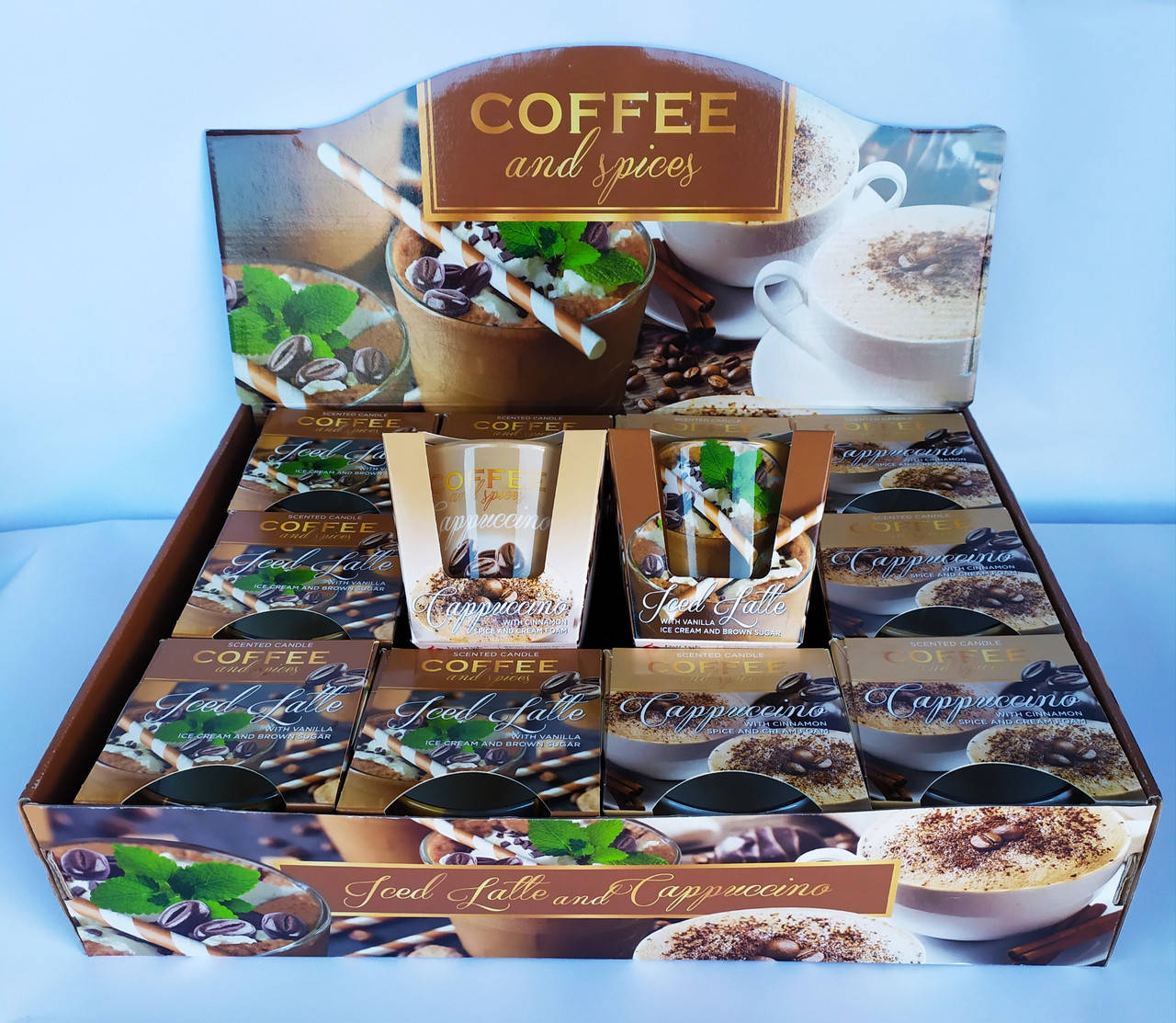

Свечи Bartek ароматизированные в стакане Coffee