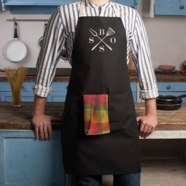 

Кухонный фартук BOSS черный (7163)