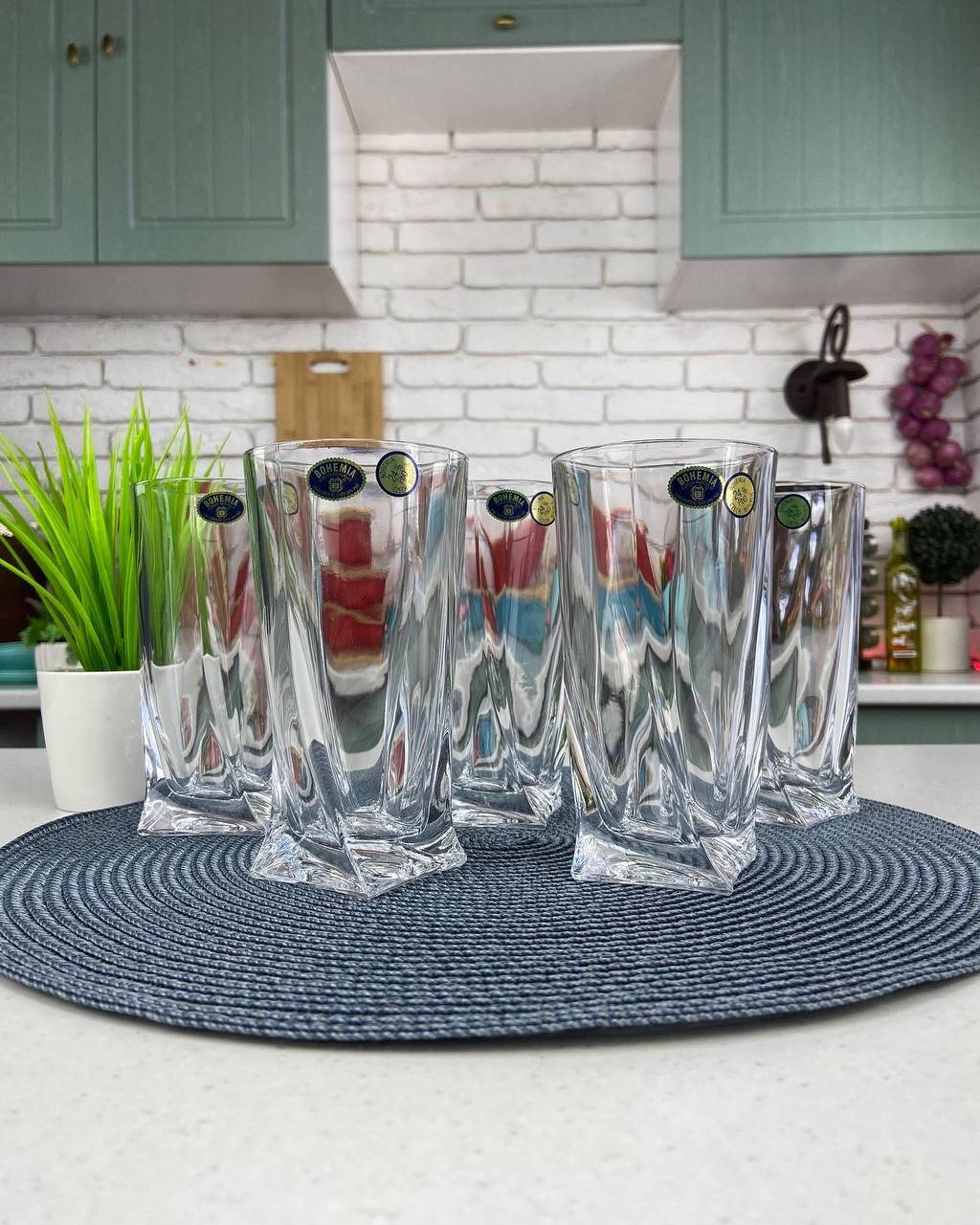 

Набор стаканов для воды Bohemia Quadro 350мл 2K936/99A44/000000/350/6