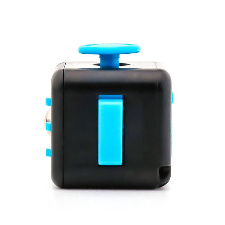 

Кубик антистресс Fidget Cube 6213 2.8х2.8 см черный с синим