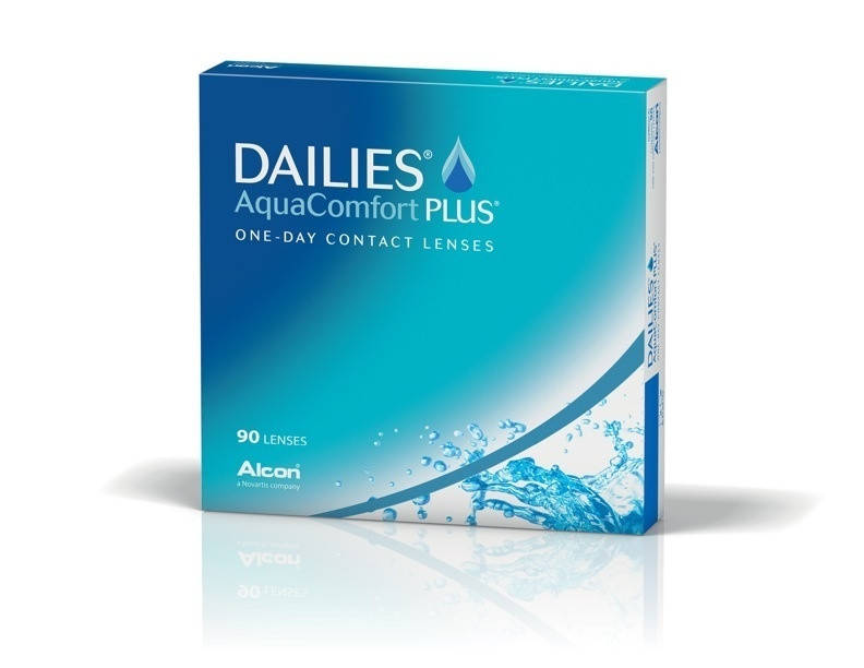 

Однодневные контактные линзы Dailies AquaComfort Plus 90 шт в упаковке