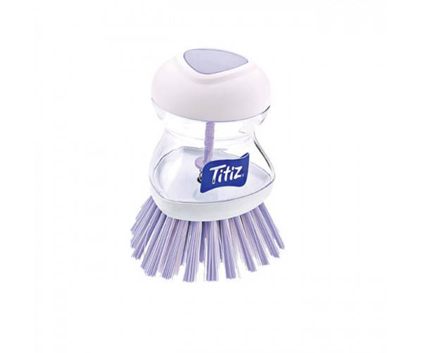 

Щітка для посуду Titiz plastik з дозатором