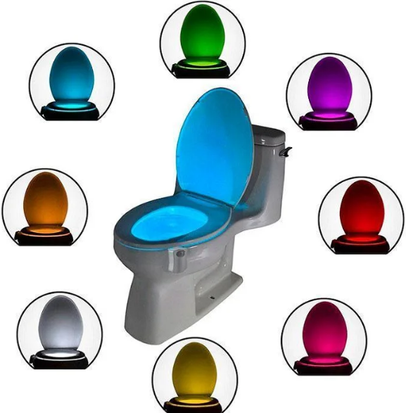 

LED подсветка для унитаза с датчиком движения и света LightBowl 8 цветов