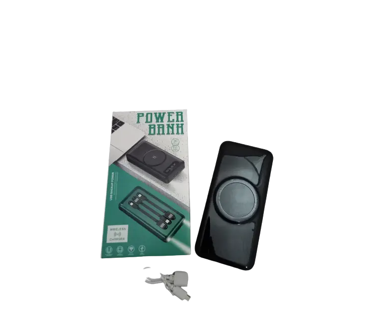 

Внешний аккумулятор павербанк Power Bank с беспроводной зарядкой 3 в 1 TOACH №1557