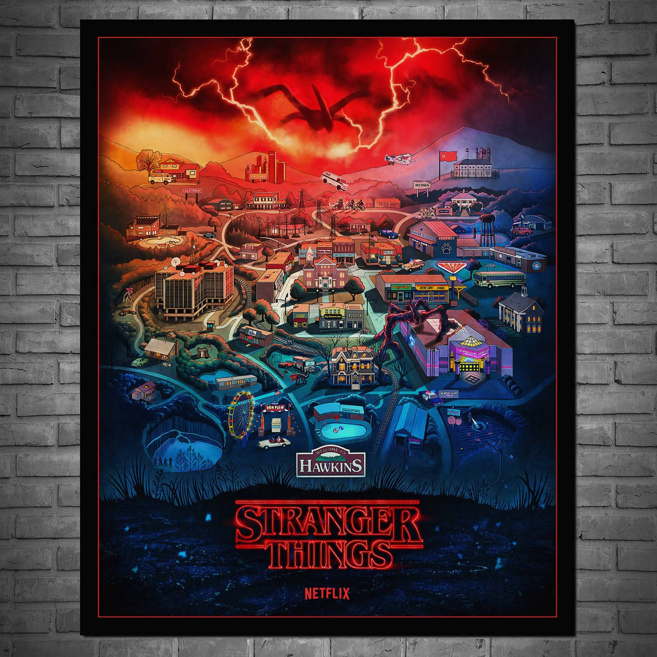 

Плакат "Очень Странные Дела, Stranger Things" (артикул 4647) 106, Матовая, 85