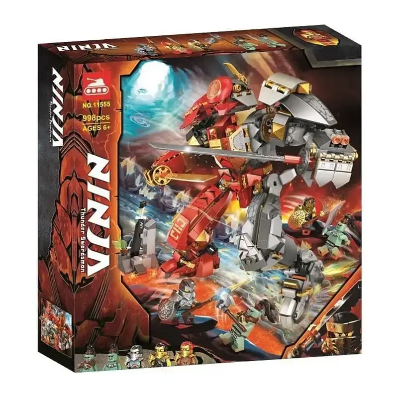 

Конструктор Каменный робот огня Ниндзяго 11555 (998 деталей)