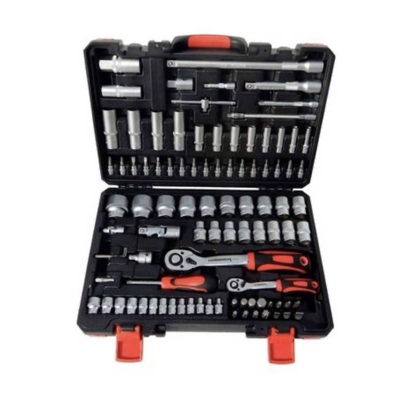 

Набір інструменту Haisser 94 предмети 1/2", 1/4" CrV (75590