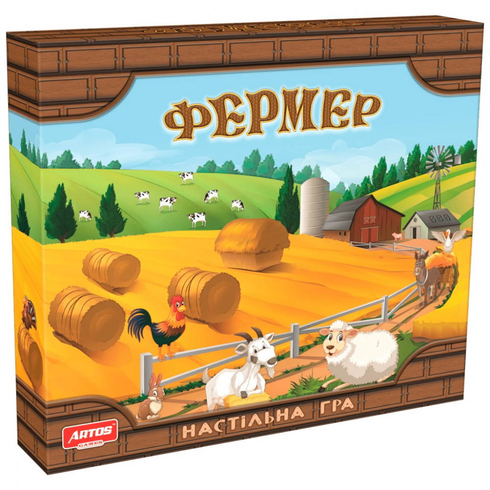 

Игра настольная развивающая познавательная Фермер ARTOS Games (0758)