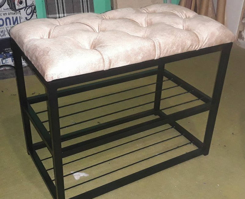 

Банкетка для обуви из металла