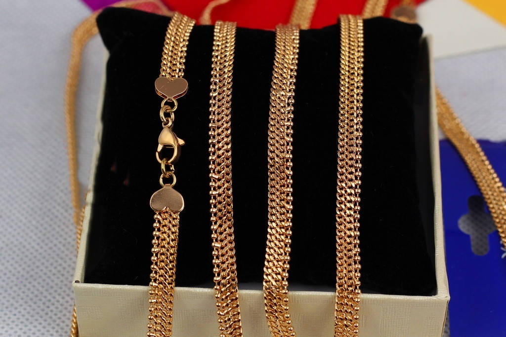 

Цепь Xuping Jewelry плотный питон 50 см 6 мм золотистая