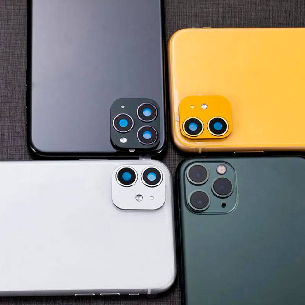 

Захисне скло на камеру iPhone Xr to iPhone 11 Black, Черный