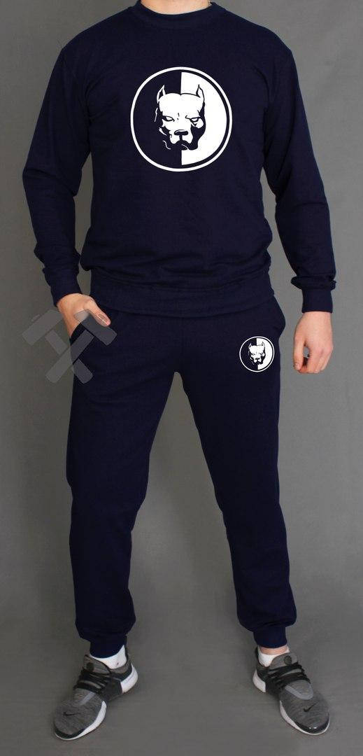 

Мужской спортивный костюм Staff синего цвета (люкс ) XS Синий