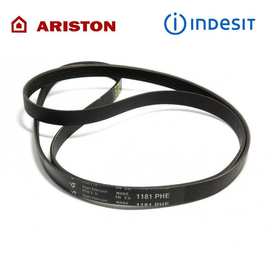 

Ремень 1181 H7 EL для стиральной машины Indesit Ariston (резиновый)