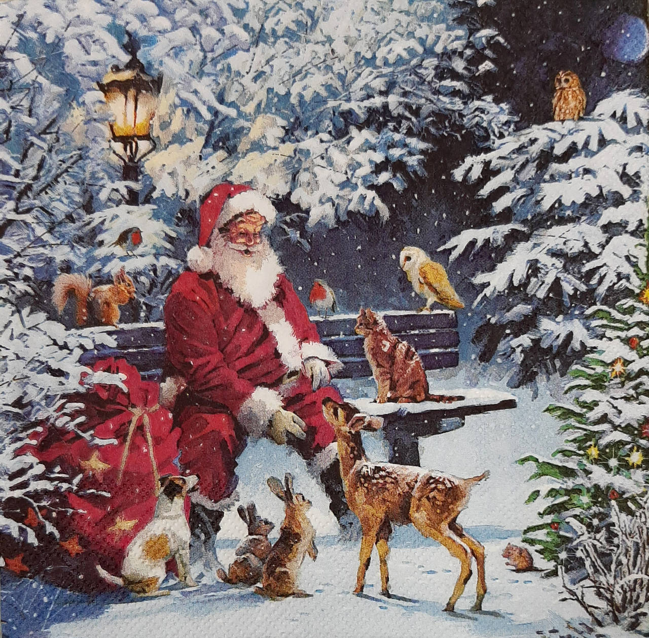 

Салфетка для декупажа 33х33см, НГД-10