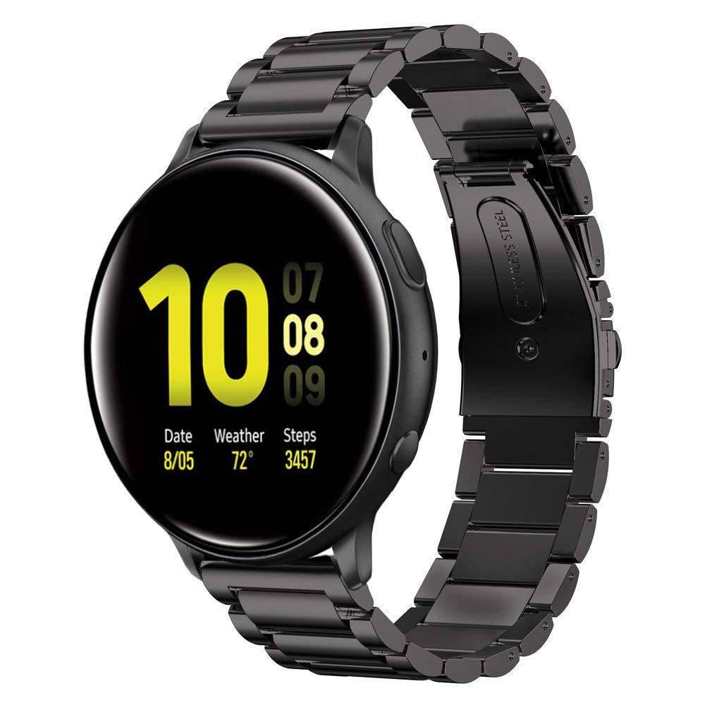 

Ремешок стальной BeWatch 20 мм для Samsung Galaxy Active/Active 2 40 mm Черный (1110401)