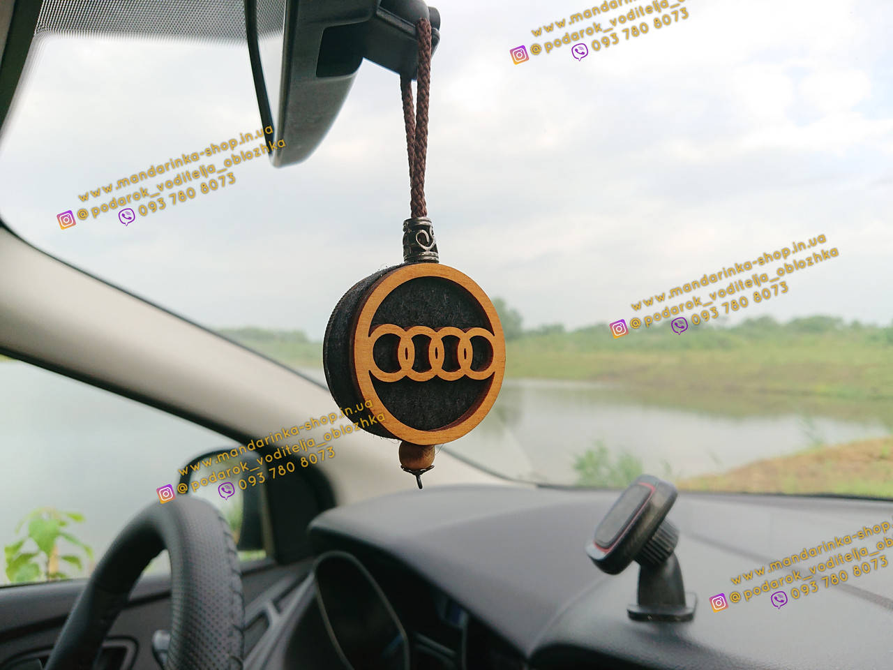 

Подвеска ароматизатор Audi, Парфюм Ауді на зеркало