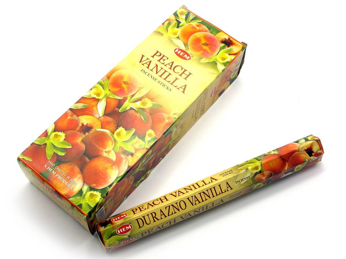 

Peach Vanilla (Персик+Ваниль) (Hem) шестигранник, аромапалочки