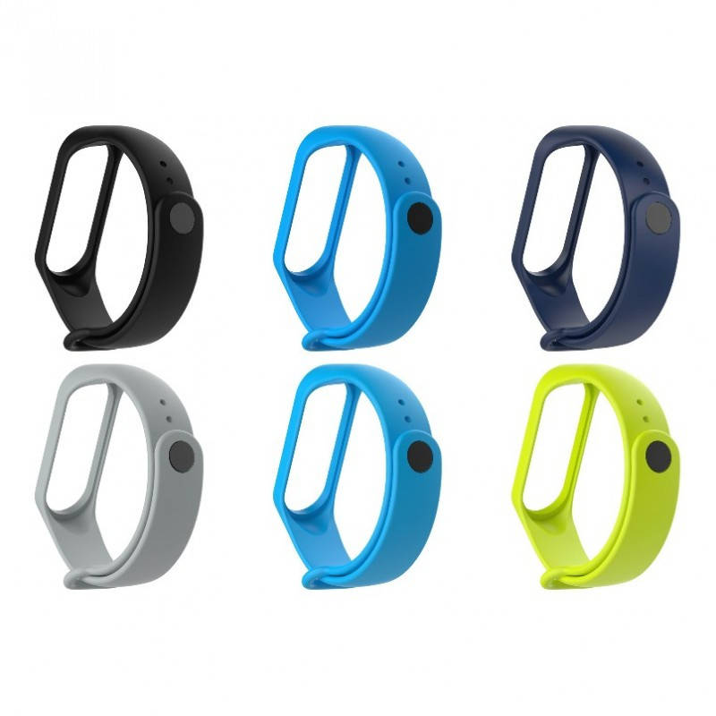 

Ремешок Silicone на Xiaomi Mi Band 3 (8 видов)