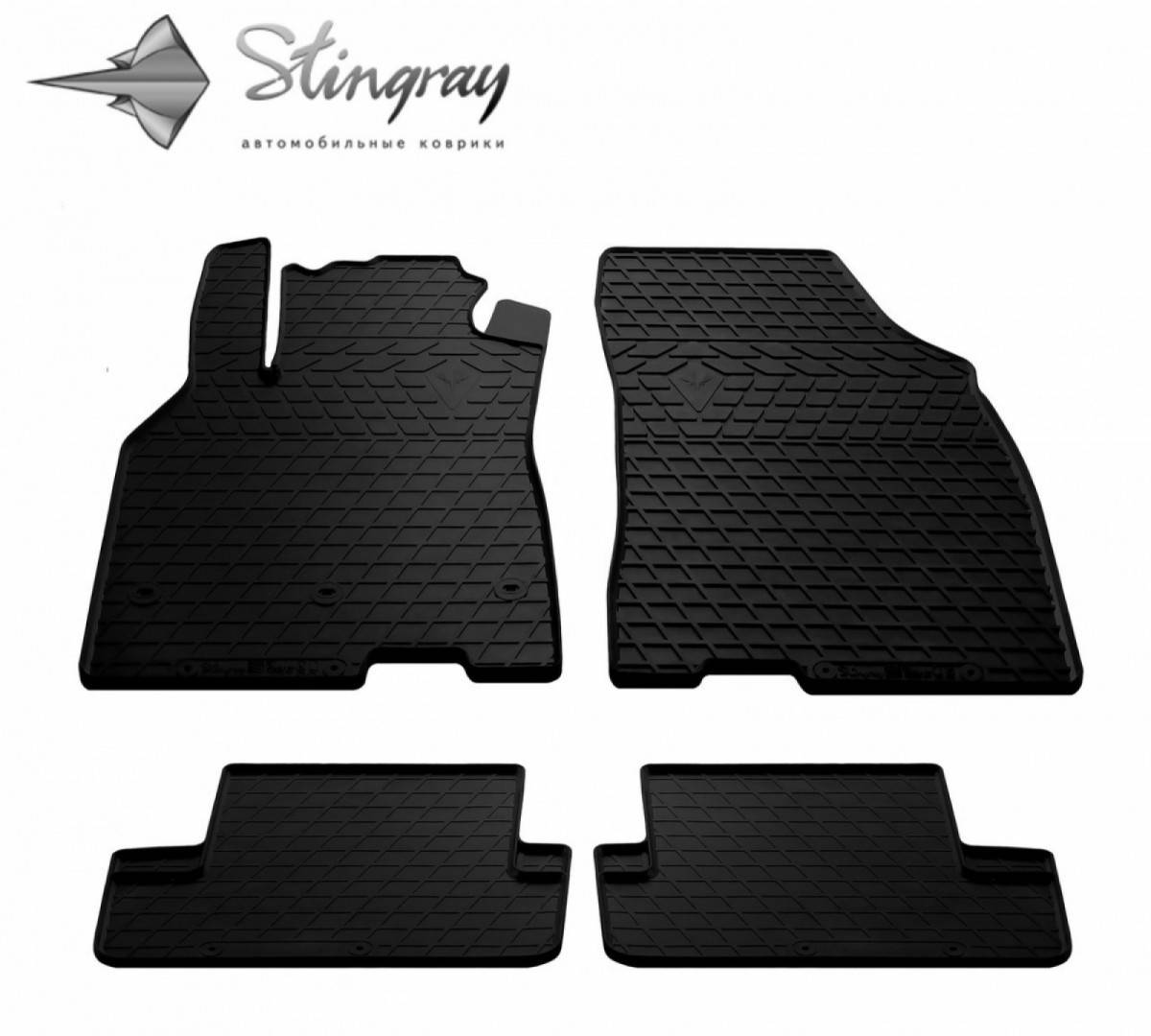 

Резиновые коврики в авто для Renault Megane III 2008-2015, Черный