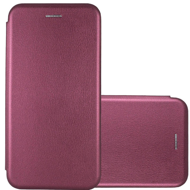 

Кожаный чехол (книжка) Classy для Xiaomi Redmi 9 Бордовый