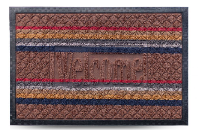 

Коврик придверный Dariana Multicolor D-5179 40х60 см кофе с молоком