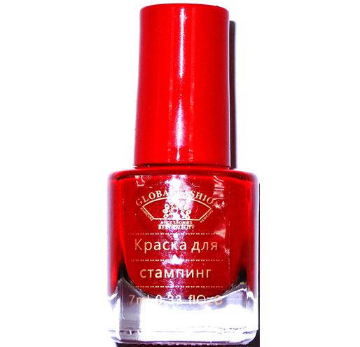

Краска для стемпинга (красная), Красный