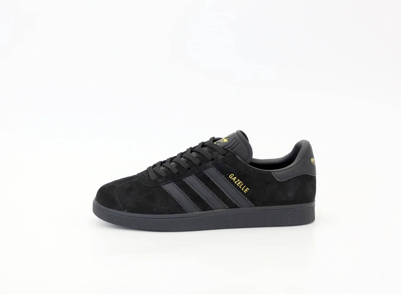

Кроссовки мужские замшевые чёрные adidas gazelle 43