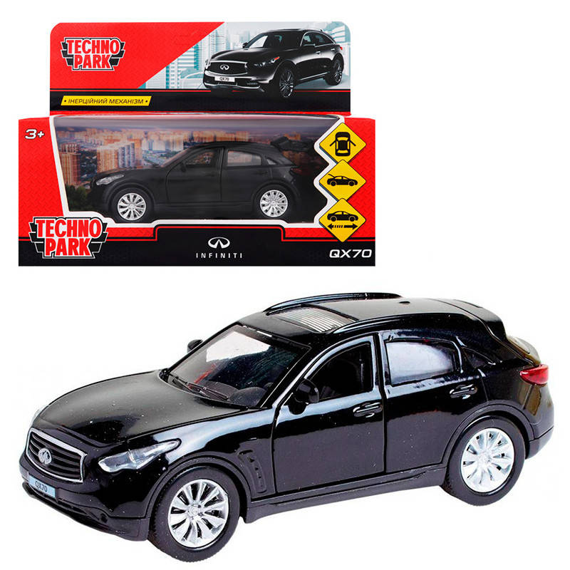 

Машинка металлическая Infiniti QX70, Технопарк, Черный