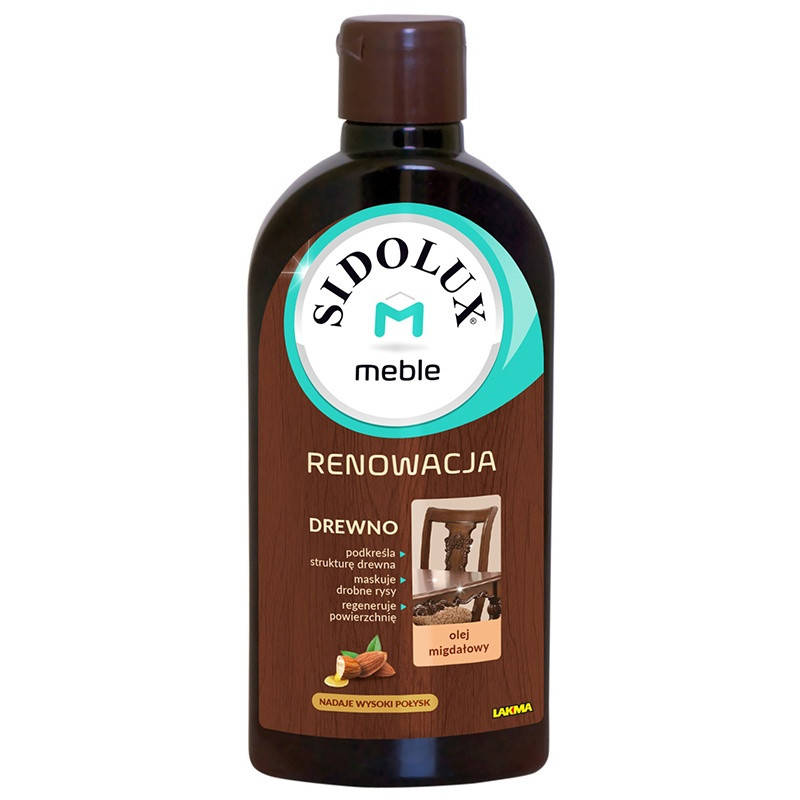 

Полироль, эмульсия для мебели Sidolux, миндальный, 0.25 л