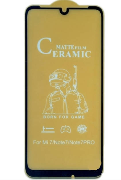 

Захисна плівка Ceramic Matte Xiaomi Redmi Note 7 Full Glue black, Черный