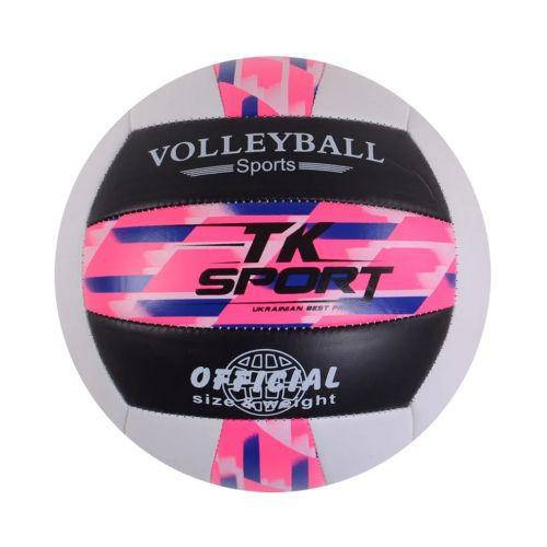 

Волейбольный мяч №5 TK Sport диаметр 21 см PU розовый C50176