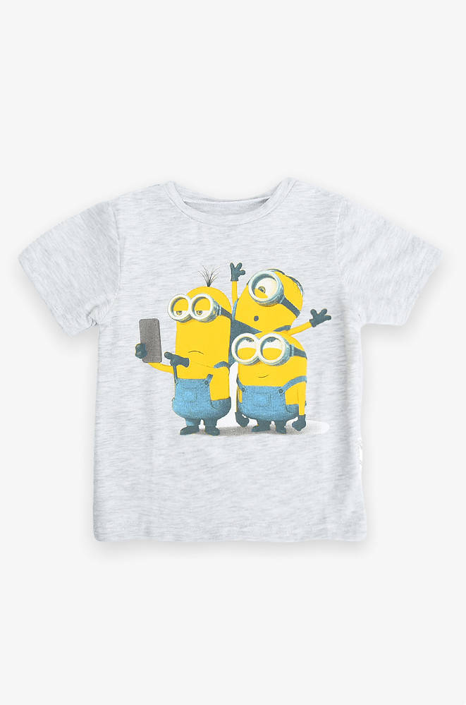 

Футболка детская миньены серая Ромашка 137486M