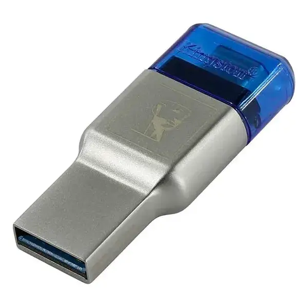 

Кардридер Kingston MobileLite Duo 3C FCR-ML3C Silver USB = microSD/SD, Серый