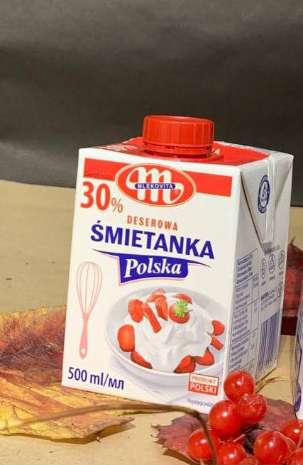

Сливки Smietanka Mlekovita 30 % 500мл