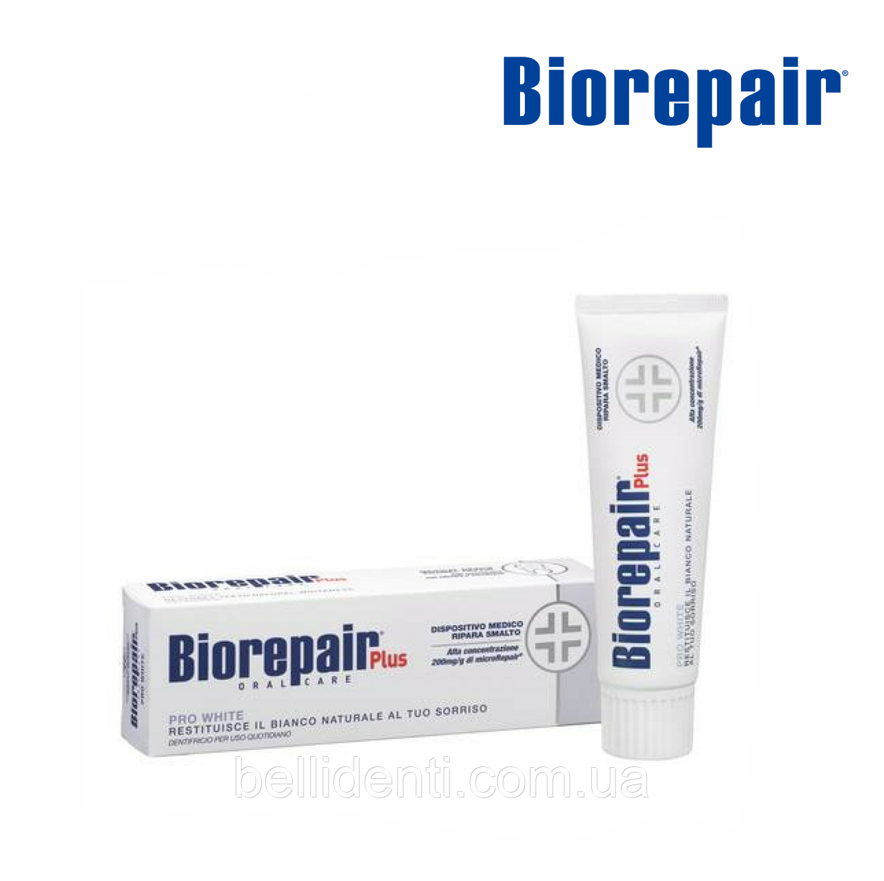 

Профессиональная зубная паста BIOREPAIR PLUS «PRO White», 75 мл
