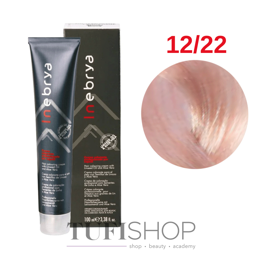 

Краска для волос Inebrya 12/22 (осветляющий блонд супер платиновый), 100мл