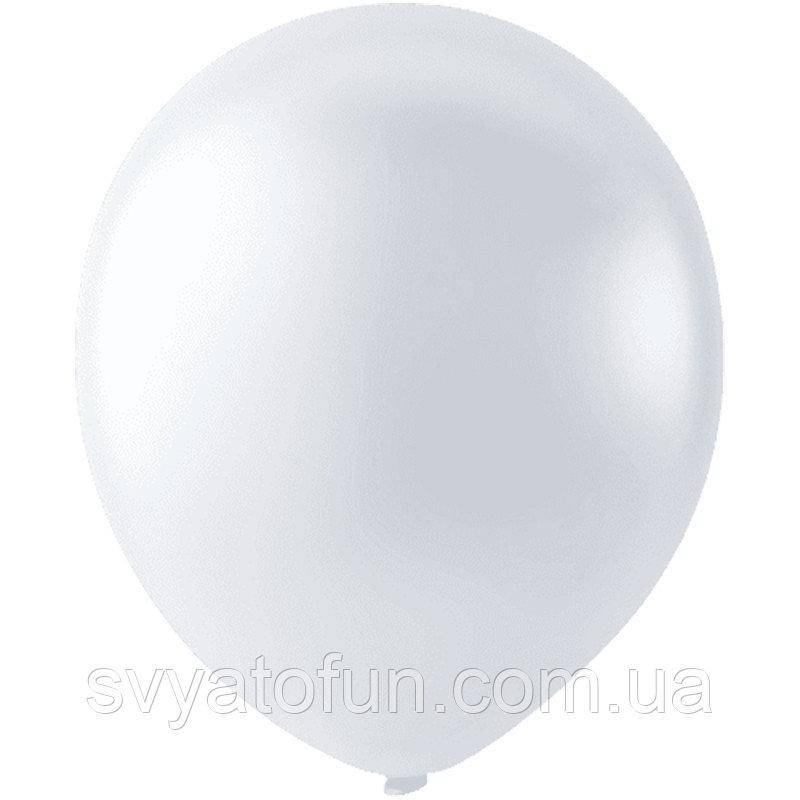 

Латексные шарики 5" пастель White 004 (белый) 100шт/уп Мексика