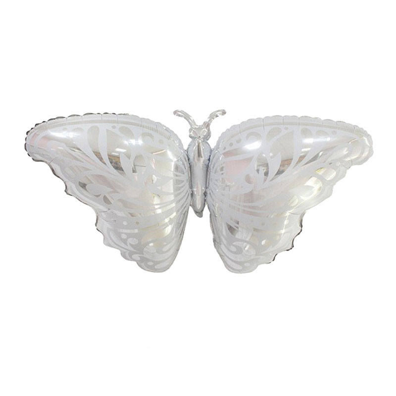 

Фольгированный шар фигура Бабочка серебряная Китай