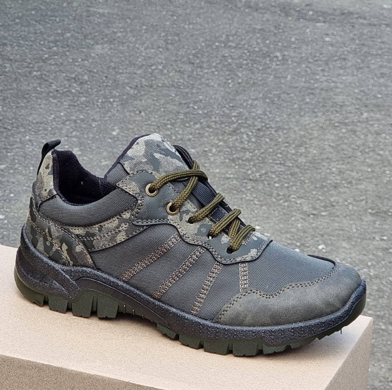 

Кроссовки мужские хаки тактические летние весенние (код 5808)