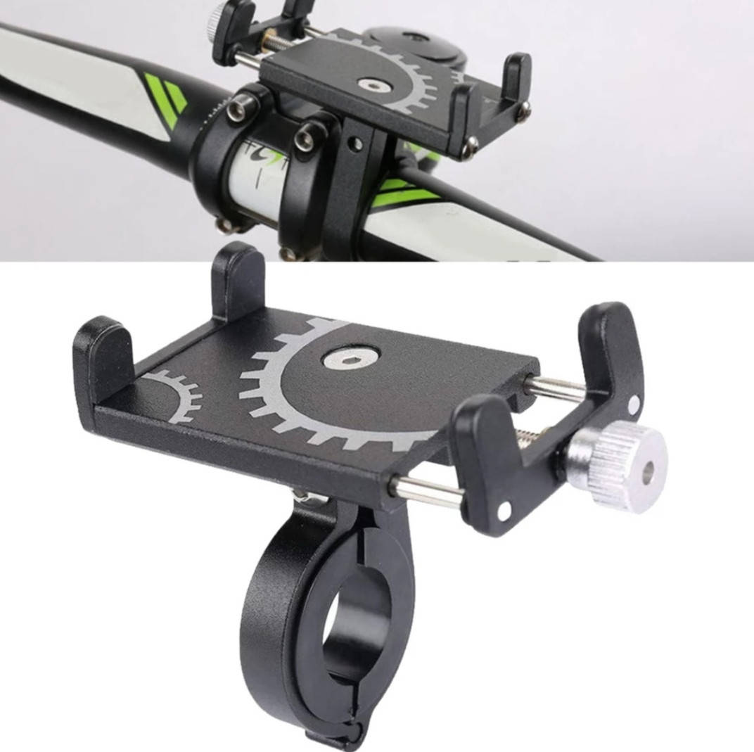 

Крепление для телефона на руль велосипеда, держатель телефона на велосипед/самокат/скутер,холдер, алюминиевый