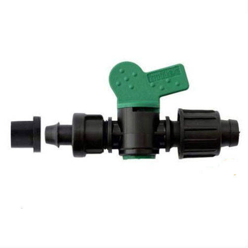 

ФИТИНГ с краном Irtech Зеленый поджимной и резинкой