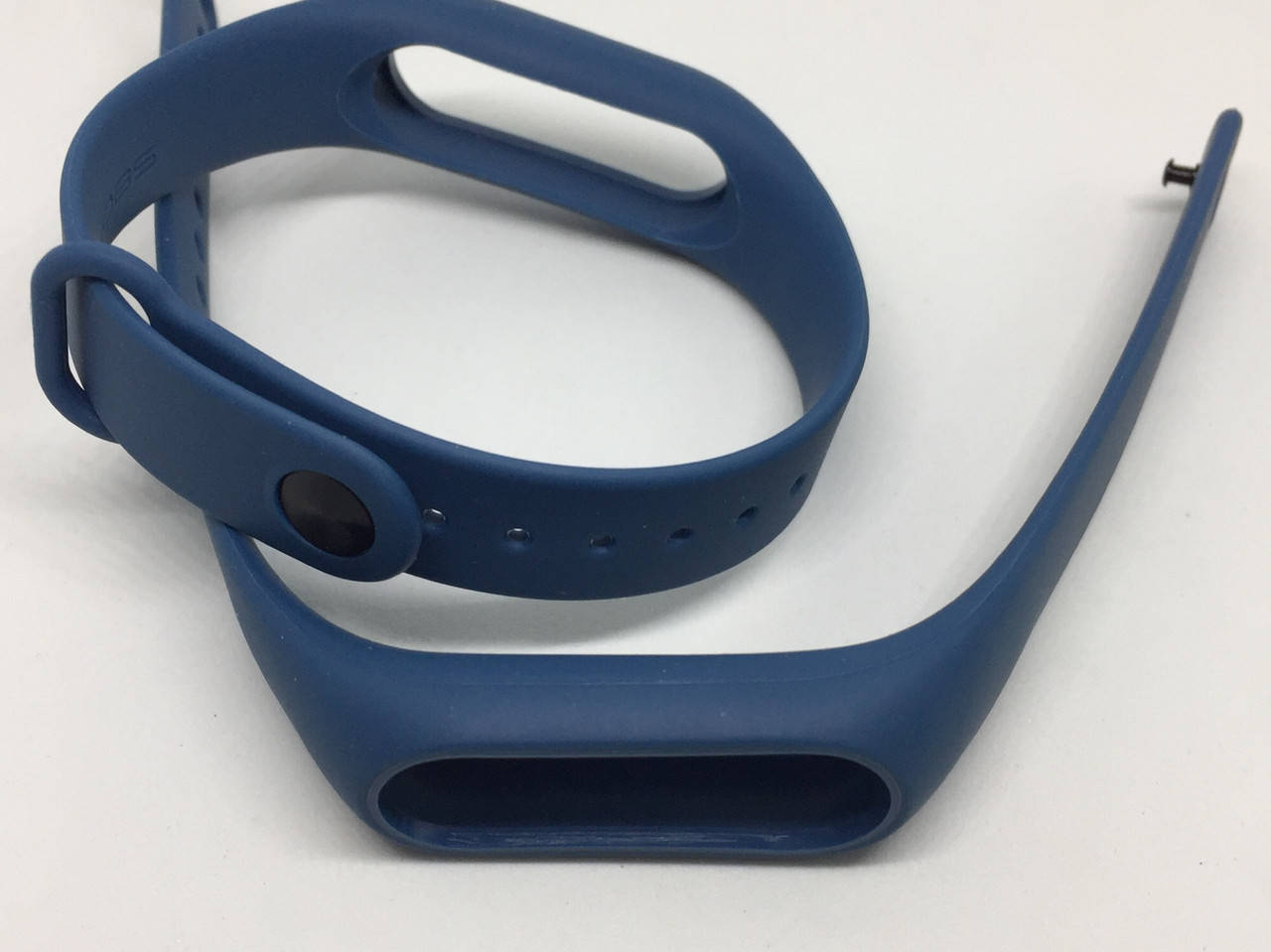

Ремешок для фитнес-браслета Xiaomi Mi Band 2 ми бенд 2 Mijobs тёмно синий