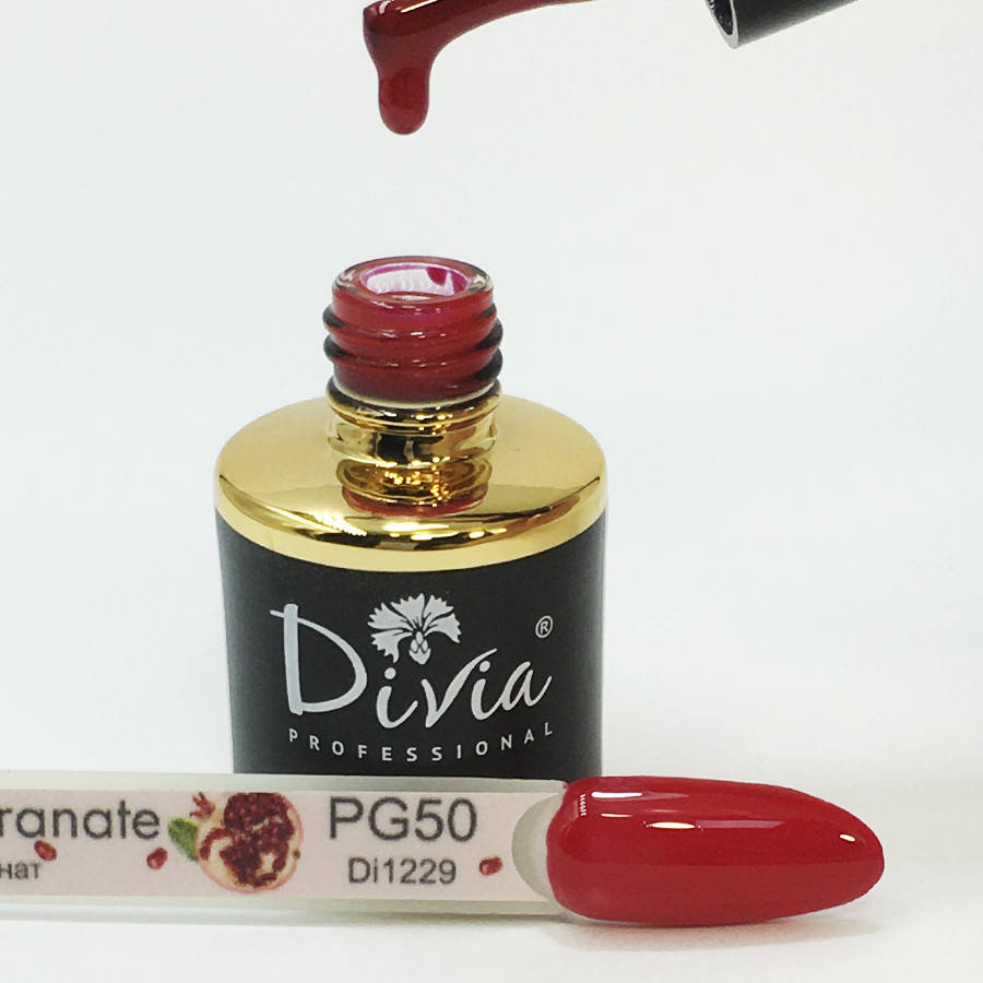 

Divia гель лак Pomegranate Di1229 [PG050], 8 мл