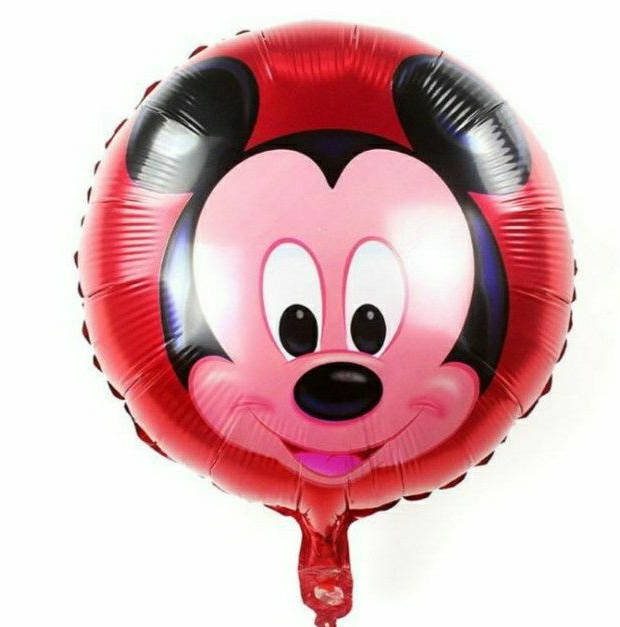 

Фольгированный шар круг Микки Маус голова на красном фоне 18 "Китай, Красный