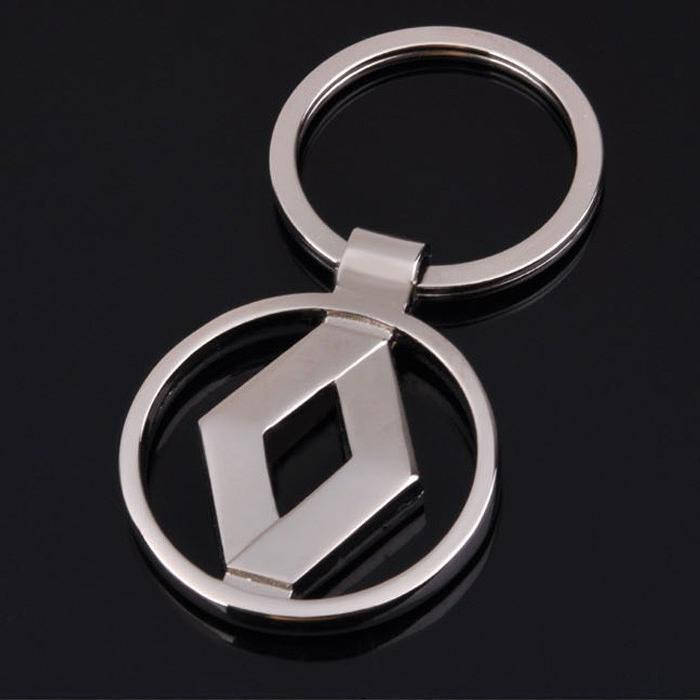 

Брелок значок Рено Renault, Светло-серый