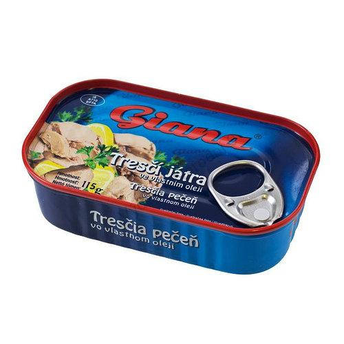 

Печінка тріски Giana 115 гр