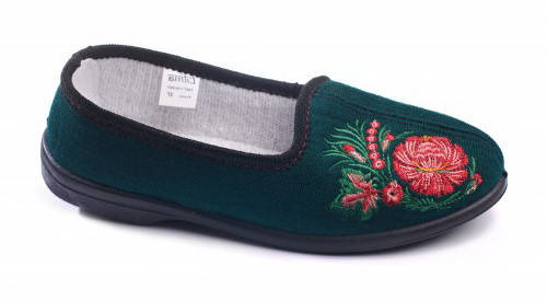 

Женские домашние тапочки Зелёные, Зелёный