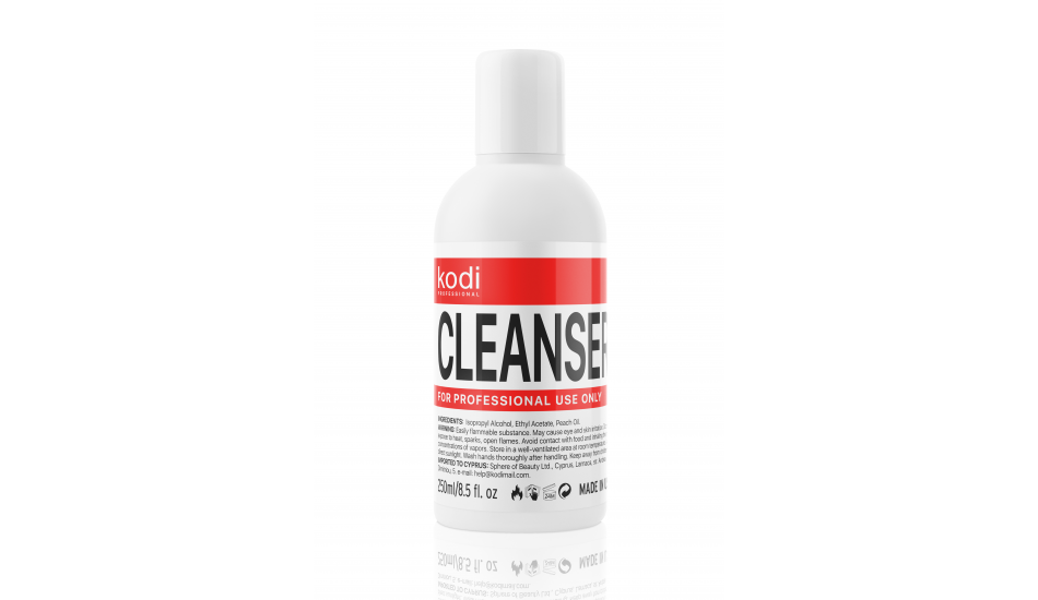 

CLEANSER (ЖИДКОСТЬ ДЛЯ СНЯТИЯ ЛИПКОСТИ) 250 МЛ.