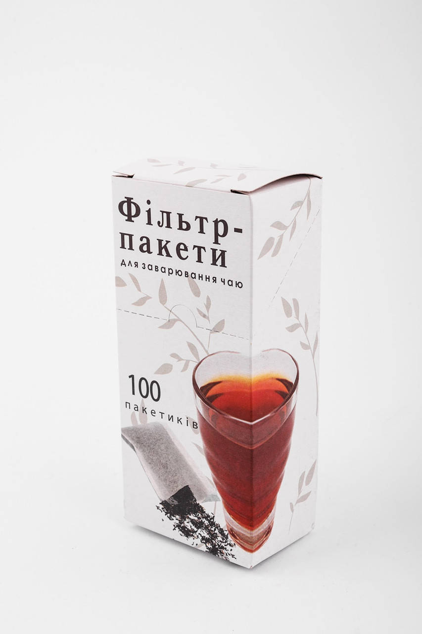 

Фильтр пакеты для чая L под стакан 100 шт, Белый